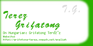 terez grifatong business card